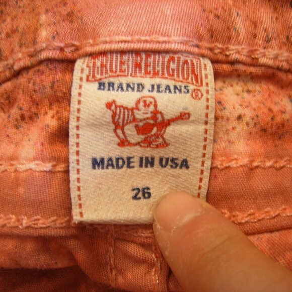Like New Excellent Condition True Religion Women Jeans sz 26 Made in USA - Picture 2 of 4